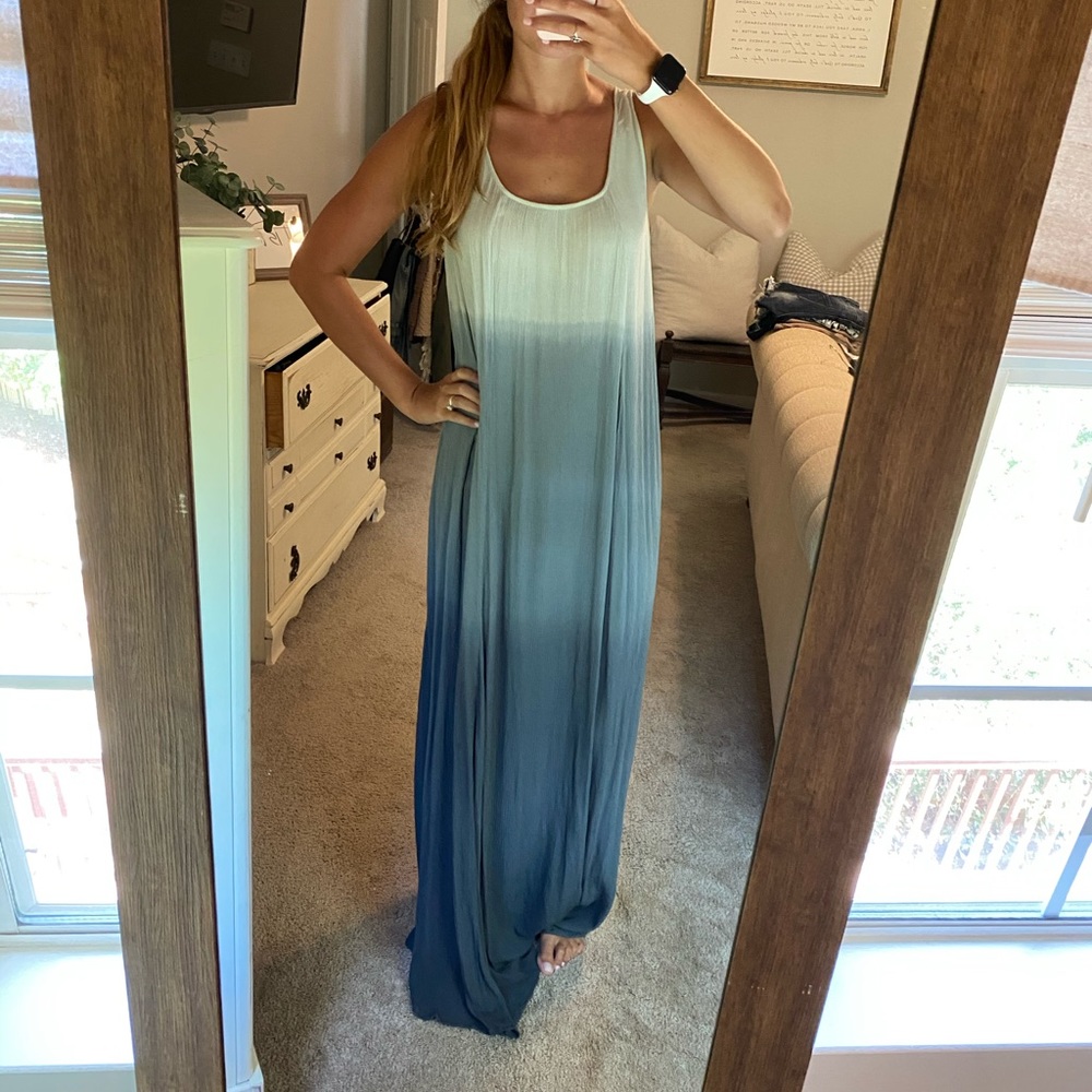 Blue ombré sundress